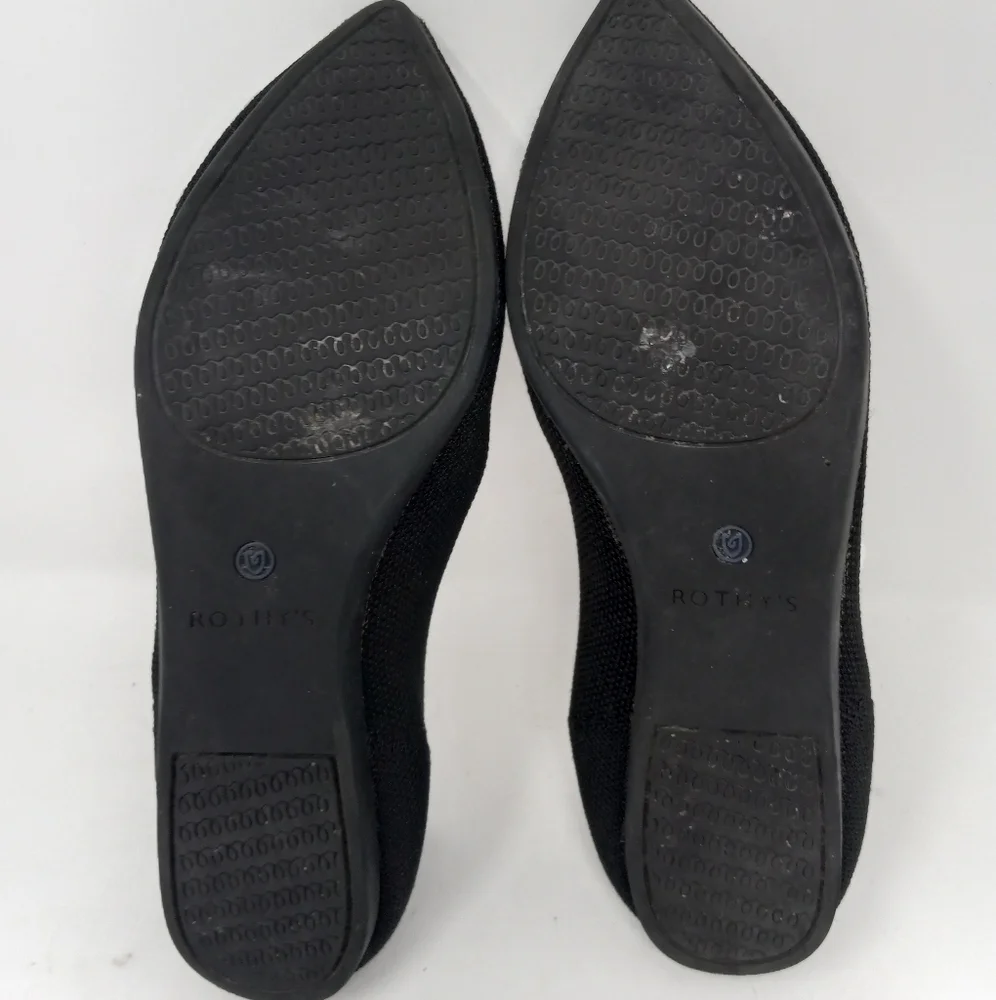 Black Pointy Rothys Size 7.5 - Picture 7 of 8